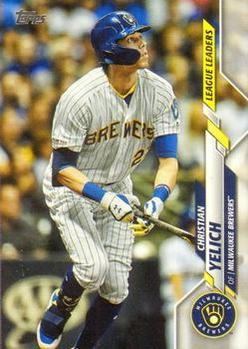 #143 Christian Yelich - Milwaukee Brewers - 2020 Topps Baseball