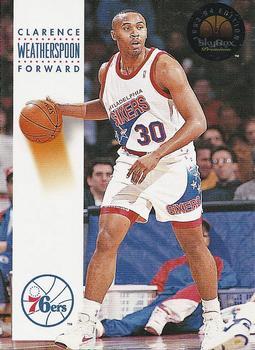 #143 Clarence Weatherspoon - Philadelphia 76ers - 1993-94 SkyBox Premium Basketball