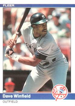 #143 Dave Winfield - New York Yankees - 1984 Fleer Baseball