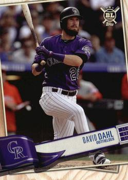 #143 David Dahl - Colorado Rockies - 2019 Topps Big League Baseball
