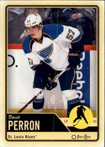 #143 David Perron - St. Louis Blues - 2012-13 O-Pee-Chee Hockey