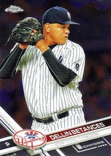 #143 Dellin Betances - New York Yankees - 2017 Topps Chrome Baseball
