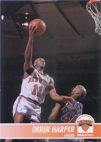 #143 Derek Harper - New York Knicks - 1994-95 Hoops Basketball