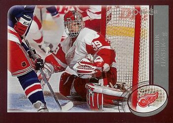 #143 Dominik Hasek - Detroit Red Wings - 2002-03 O-Pee-Chee Hockey