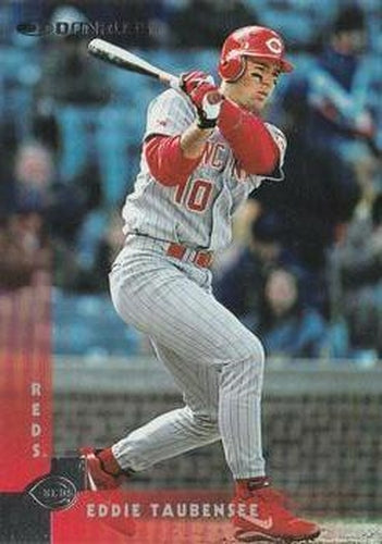 #143 Eddie Taubensee - Cincinnati Reds - 1997 Donruss Baseball