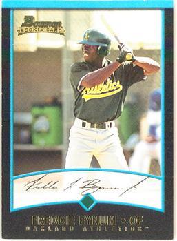 #143 Freddie Bynum - Oakland Athletics - 2001 Bowman Baseball