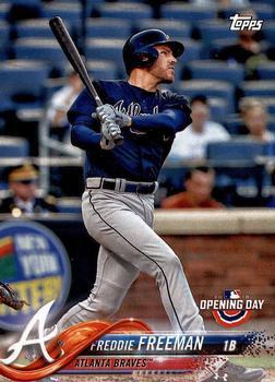 #143 Freddie Freeman - Atlanta Braves - 2018 Topps Opening Day Baseball