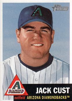 #143 Jack Cust - Arizona Diamondbacks - 2002 Topps Heritage Baseball