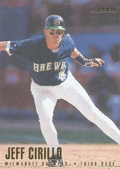 #143 Jeff Cirillo - Milwaukee Brewers - 1996 Fleer Baseball