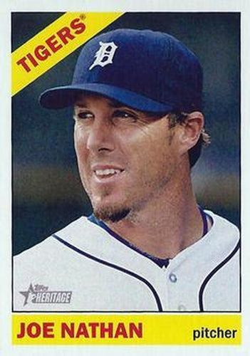 #143 Joe Nathan - Detroit Tigers - 2015 Topps Heritage Baseball