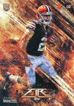 #143 Johnny Manziel - Cleveland Browns - 2014 Topps Fire Football