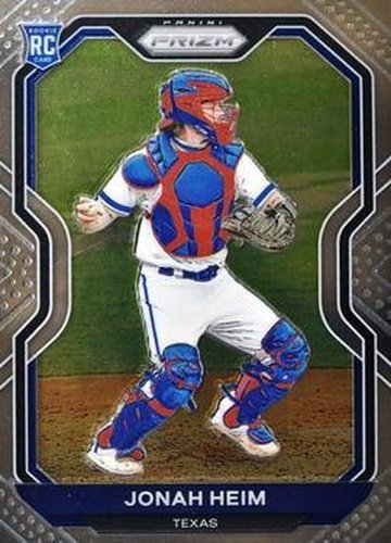 #143 Jonah Heim - Texas Rangers - 2021 Panini Prizm Baseball