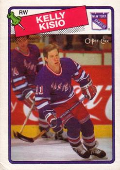 #143 Kelly Kisio - New York Rangers - 1988-89 O-Pee-Chee Hockey