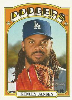 #143 Kenley Jansen - Los Angeles Dodgers - 2021 Topps Heritage Baseball