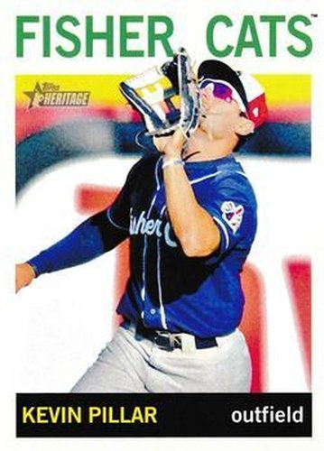 #143 Kevin Pillar - New Hampshire Fisher Cats - 2013 Topps Heritage Minor League Baseball