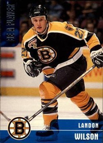 #143 Landon Wilson - Boston Bruins - 1999-00 Be a Player Memorabilia Hockey