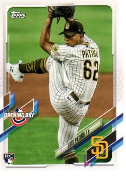 #143 Luis Pati–o - San Diego Padres - 2021 Topps Opening Day Baseball