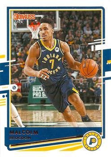 #143 Malcolm Brogdon - Indiana Pacers - 2020-21 Donruss Basketball