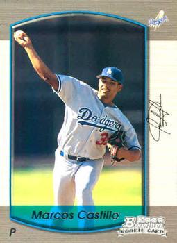 #143 Marcos Castillo - Los Angeles Dodgers - 2000 Bowman Baseball
