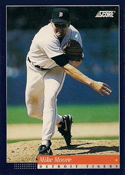 #143 Mike Moore - Detroit Tigers -1994 Score Baseball