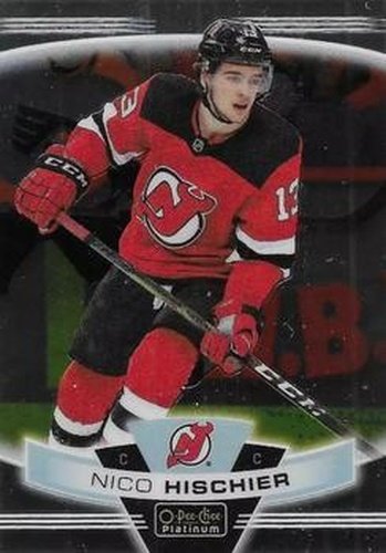 #143 Nico Hischier - New Jersey Devils - 2019-20 O-Pee-Chee Platinum Hockey