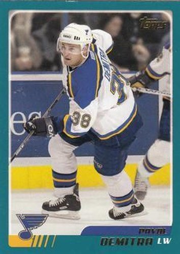 #143 Pavol Demitra - St. Louis Blues - 2003-04 Topps Hockey