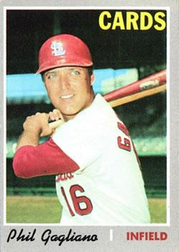 #143 Phil Gagliano - St. Louis Cardinals - 1970 Topps Baseball