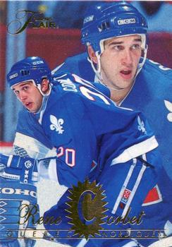 #143 Rene Corbet - Quebec Nordiques - 1994-95 Flair Hockey