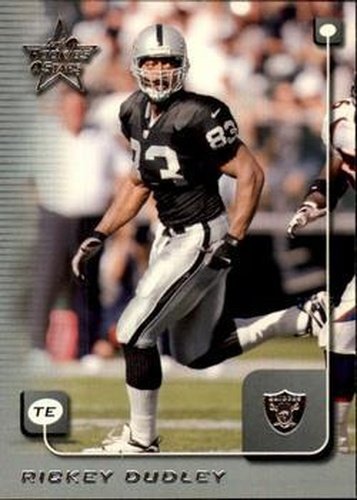 #143 Rickey Dudley - Oakland Raiders - 1999 Leaf Rookies & Stars Football