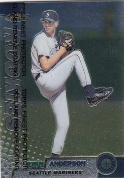 #143 Ryan Anderson - Seattle Mariners - 1999 Finest Baseball