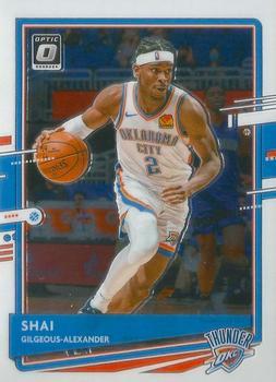 #143 Shai Gilgeous-Alexander - Oklahoma City Thunder - 2020-21 Donruss Optic Basketball