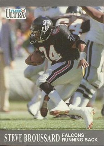 #143 Steve Broussard - Atlanta Falcons - 1991 Ultra Football
