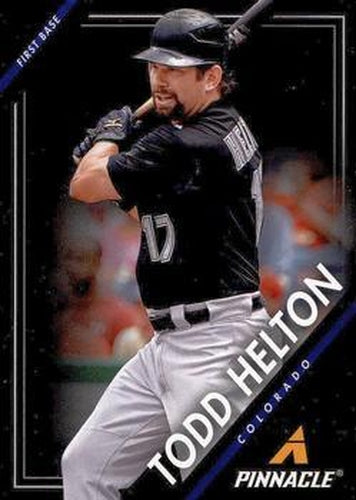 #143 Todd Helton - Colorado Rockies - 2013 Pinnacle Baseball