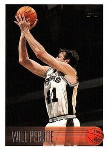 #143 Will Perdue - San Antonio Spurs - 1996-97 Topps Basketball