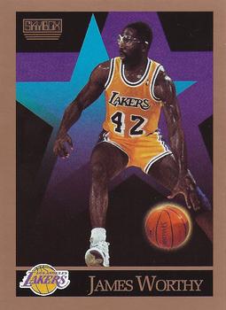 #143 James Worthy - Los Angeles Lakers - 1990-91 SkyBox Basketball