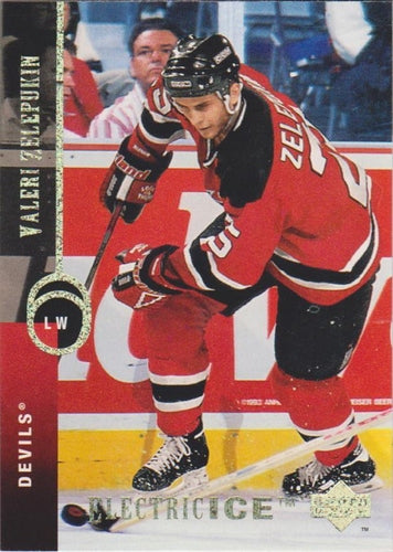 #143 Valeri Zelepukin - New Jersey Devils - 1994-95 Upper Deck Hockey - Electric Ice