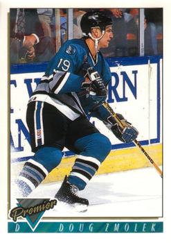 #143 Doug Zmolek - San Jose Sharks - 1993-94 O-Pee-Chee Premier Hockey