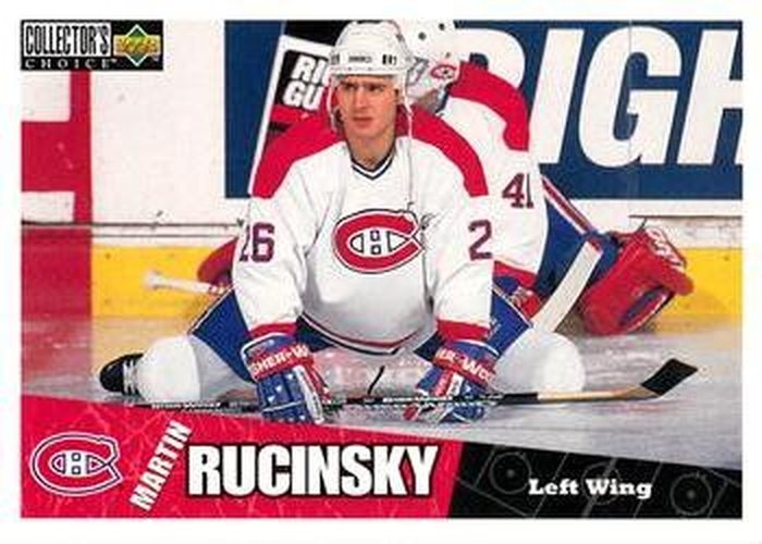 #143 Martin Rucinsky - Montreal Canadiens - 1996-97 Collector's Choice Hockey