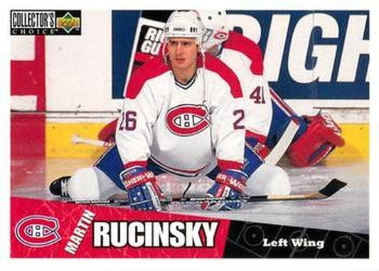 #143 Martin Rucinsky - Montreal Canadiens - 1996-97 Collector's Choice Hockey