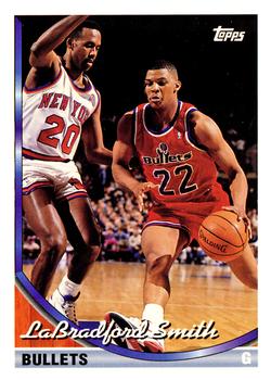 #143 LaBradford Smith - Washington Bullets - 1993-94 Topps Basketball