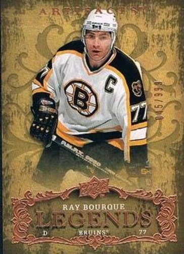 #143 Ray Bourque - Boston Bruins - 2008-09 Upper Deck Artifacts Hockey