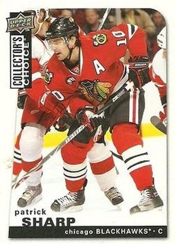 #143 Patrick Sharp - Chicago Blackhawks - 2008-09 Collector's Choice Hockey