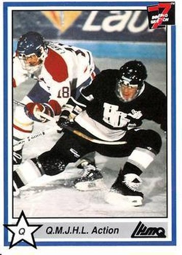 #143 QMJHL Action - 1990-91 7th Inning Sketch QMJHL Hockey