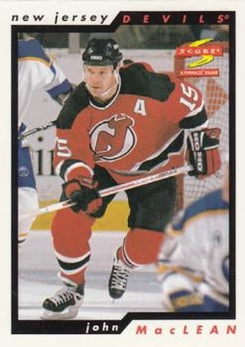 #143 John MacLean - New Jersey Devils - 1996-97 Score Hockey