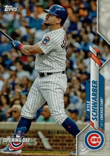 #143 Kyle Schwarber - Chicago Cubs - 2020 Topps Opening Day Baseball