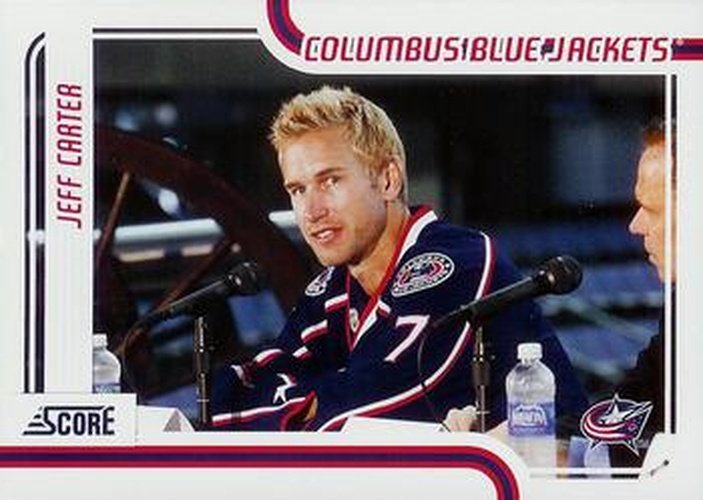 #143 Jeff Carter - Columbus Blue Jackets - 2011-12 Score Hockey