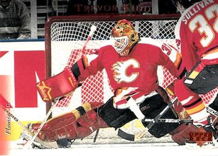 #143 Trevor Kidd - Calgary Flames - 1995-96 Upper Deck Hockey