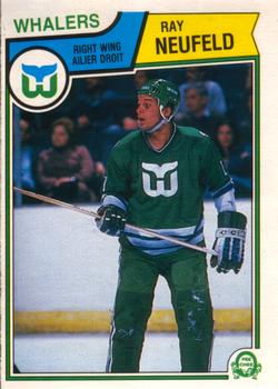 #144 Ray Neufeld - Hartford Whalers - 1983-84 O-Pee-Chee Hockey