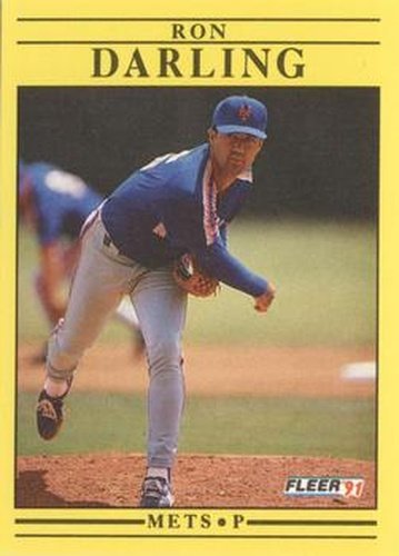 #144 Ron Darling - New York Mets - 1991 Fleer Baseball
