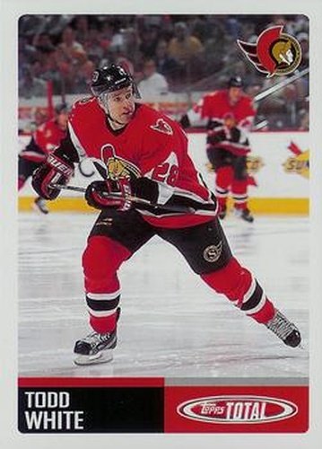 #144 Todd White - Ottawa Senators - 2002-03 Topps Total Hockey